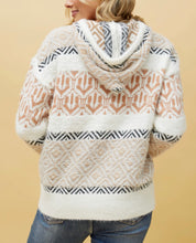 GIANELLA HOODED JAQUARD KNIT JUMPER