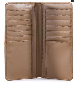 Montana West - Embossed Lone Star Concho Men's Bifold Wallet - Brown