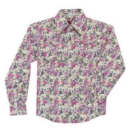 Cowgirl Hardware - Floral Country Long Sleeve - Pink