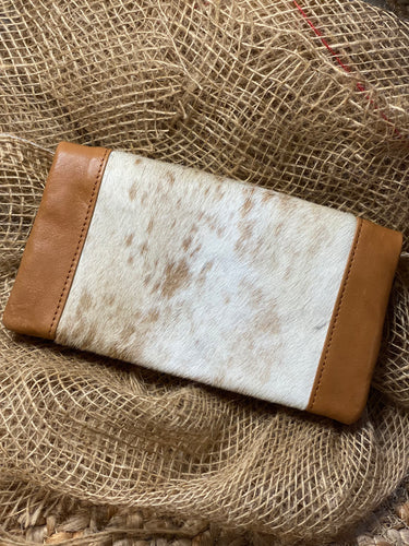 Cowhide - Maddison Leather Wallet - Tan