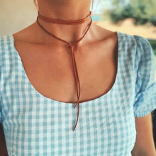 Treasure chest co Choker - Leather Lariat