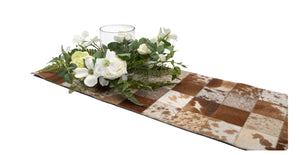 Cowhide - Table Runner  - Black and White