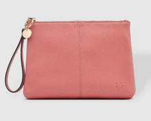 The Louenhide Gracie Clutch- Dusty Rose