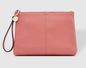The Louenhide Gracie Clutch- Dusty Rose