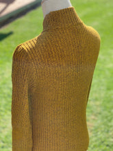 Knit- High Neck  - Mustard