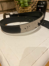 Belt - tooled leather Black