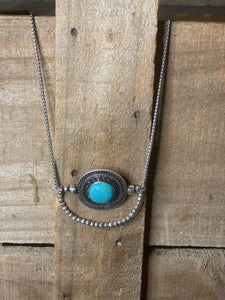 Necklace - Turquoise and Silver