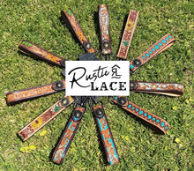 Tooled Leather Bag Strap/handle