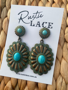 Earrings ~ Western turquoise