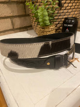 Belt - tooled leather Black