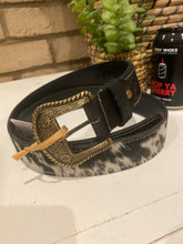 Belt - tooled leather Black