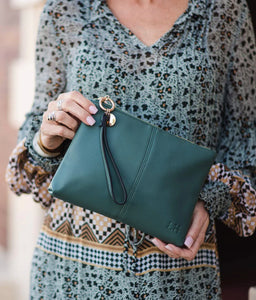 The Louenhide Gracie Clutch- Green
