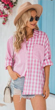 Check Gingham Shirt - Pink